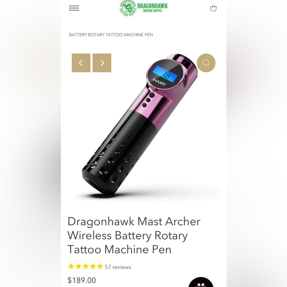Mast Archer Wireless Tattoo Machine